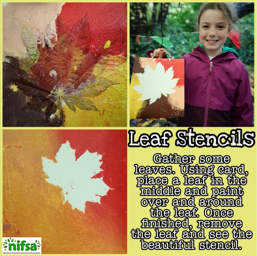 Leaf Stencils • Forest Schools in Northern Ireland