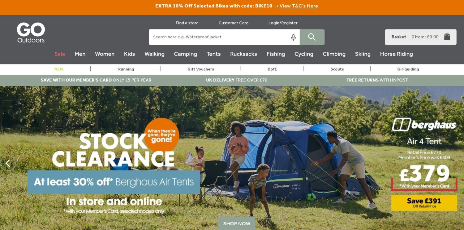 GO Outdoors discount • Forest Schools in Northern Ireland